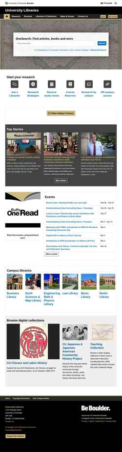 スクリーンショット libraries.colorado.edu