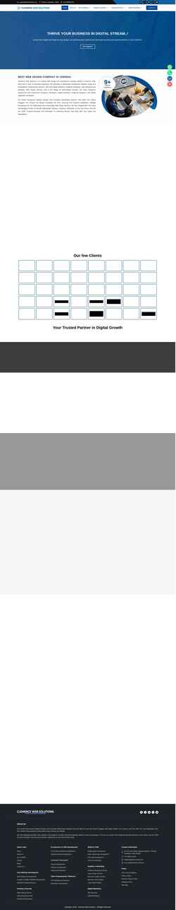Screenshot clemencewebsolutions.com