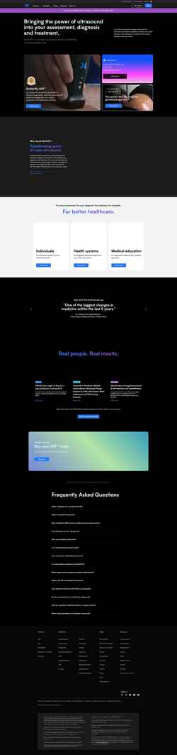 Screenshot www.butterflynetwork.com