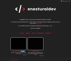 Schermata enesturaldev.itch.io