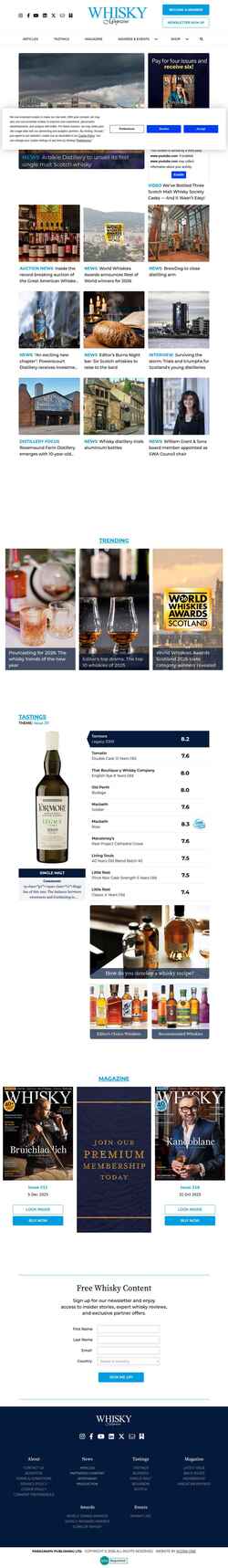 Captura de pantalla whiskymag.com