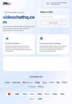 Skærmbillede videochathq.com