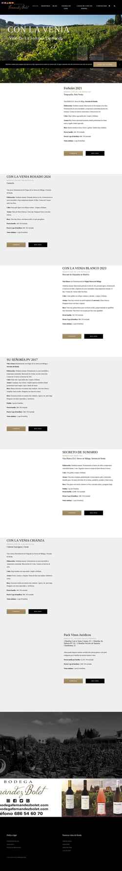 Screenshot bodegafernandezbolet.com
