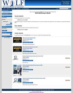 Screenshot store.wolfmarketing.com