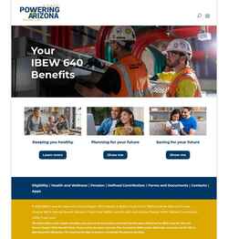 Screenshot poweringarizonabenefits.com