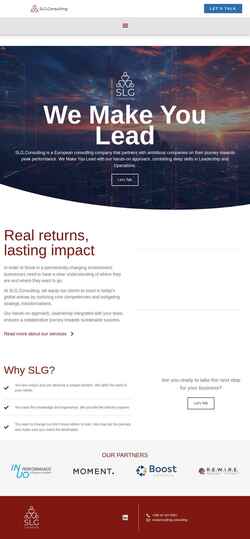 Screenshot slg.consulting
