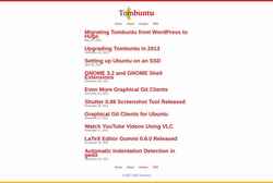 Снимак екрана tombuntu.com