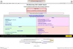 Captura de pantalla catholic-hierarchy.org