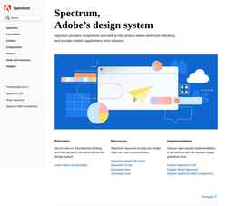 Schermata spectrum.adobe.com