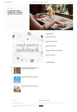 Skærmbillede www.readpoetry.com