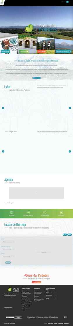 Screenshot coeurdespyrenees.com