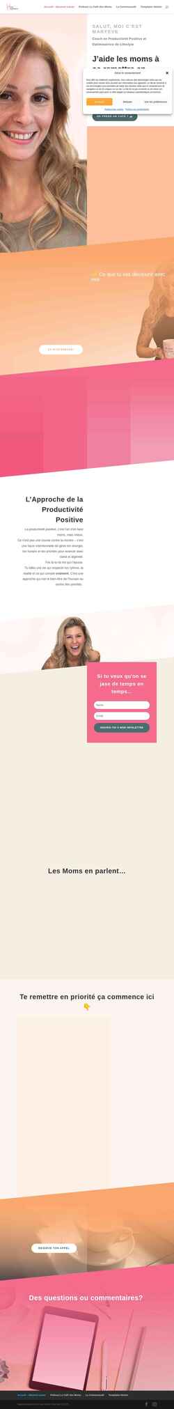 Screenshot maryevelamer.com