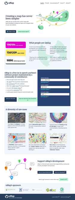 Screenshot umap-project.org