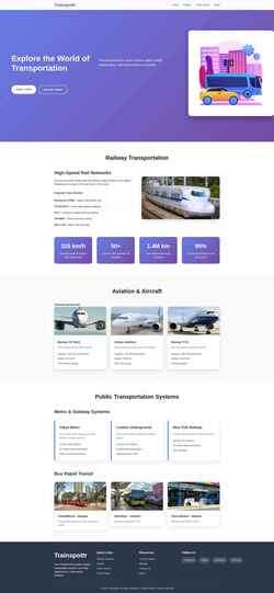 スクリーンショット trainspottr.com
