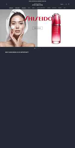 Снимак екрана evecare.com