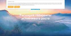 Screenshot ar2019.nornickel.com