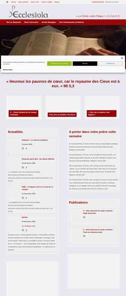 Screenshot ecclesiola.fr