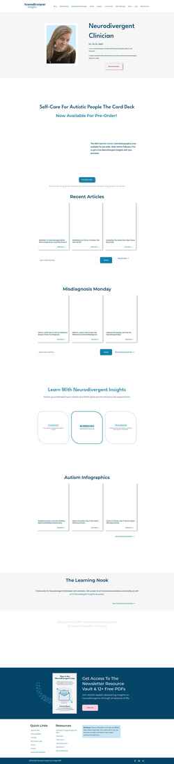 Snímek obrazovky neurodivergentinsights.com