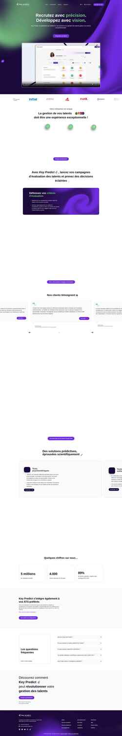 Screenshot keypredict.com