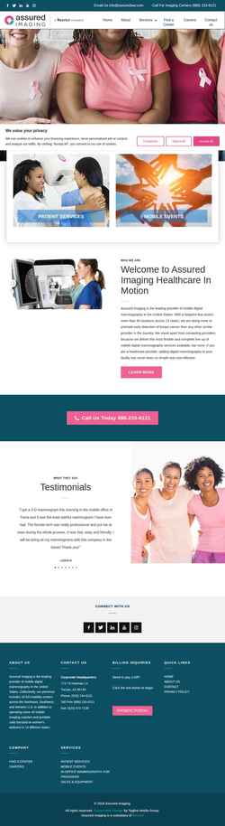 Screenshot assuredimaging.com