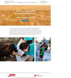Screenshot www.ourfuturelancaster.com