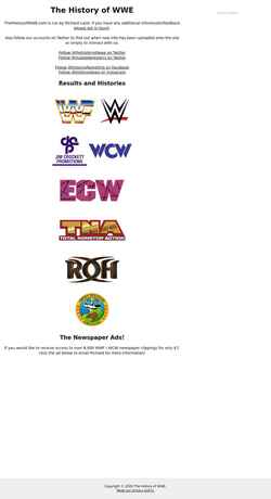 Schermata thehistoryofwwe.com