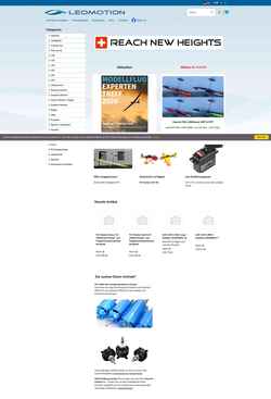 Screenshot www.leomotion.com