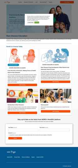 Screenshot learn.rarediseases.org