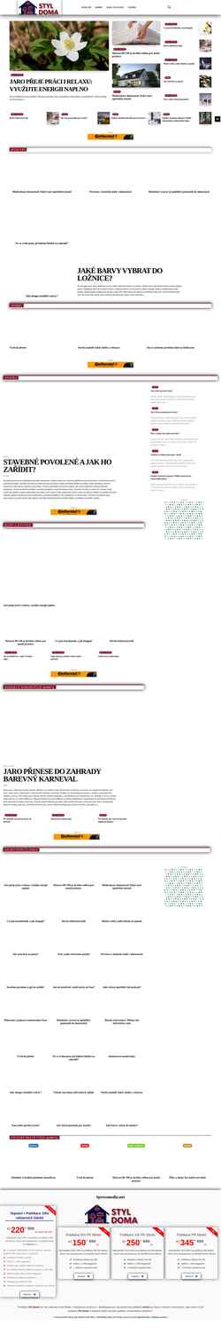 Screenshot styldoma.cz