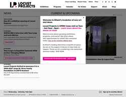 Screenshot locustprojects.org