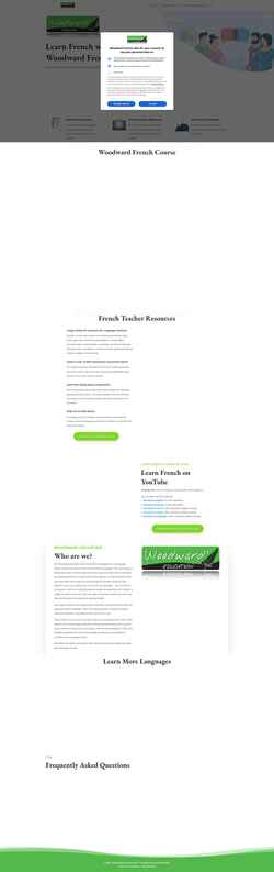 Screenshot www.woodwardfrench.com