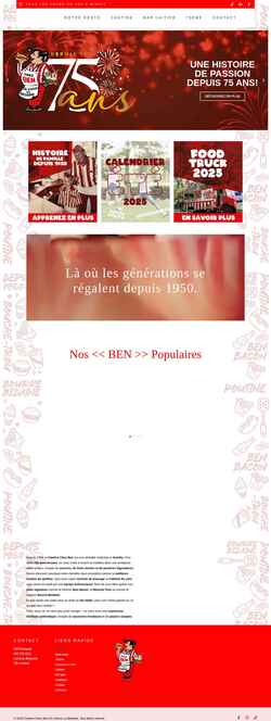 Screenshot cantinechezben.com