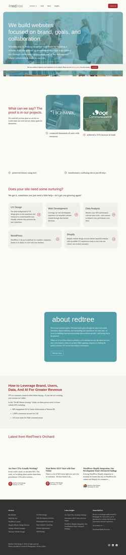 Screenshot redtreewebdesign.com