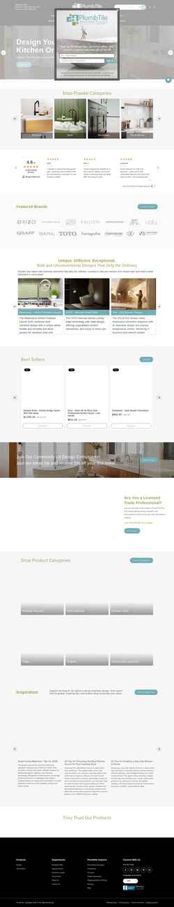 Screenshot plumbtile.com