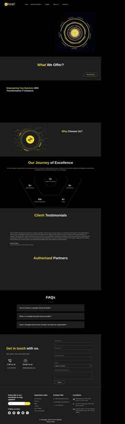 Screenshot tronsitsolutions.com