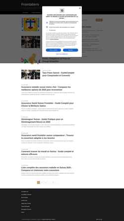 Screenshot frontaliers.info