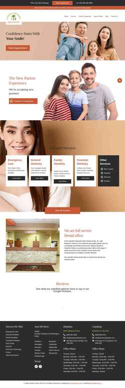 Screenshot nebodentalcentre.com