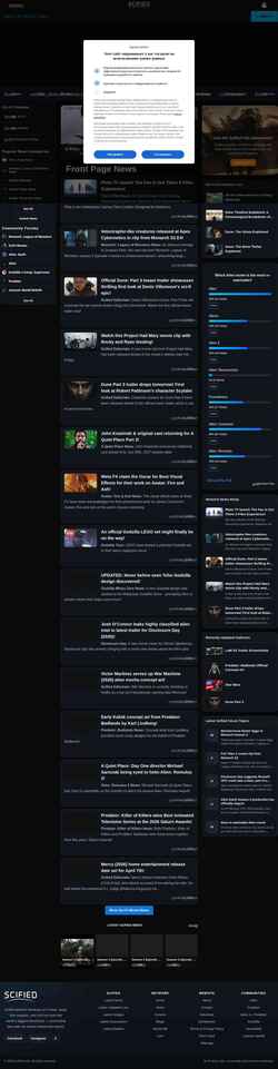 Screenshot scified.com
