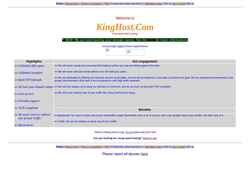 Снимак екрана www12.kinghost.com