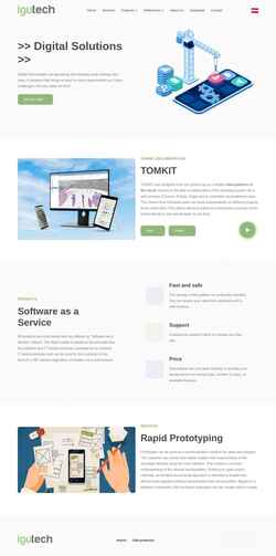 Screenshot www.igutech.com