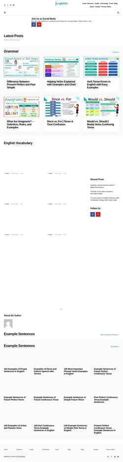 Captura de pantalla englishilm.com
