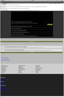 Screenshot cityofturlock.org