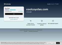 Screenshot coolcoyotes.com