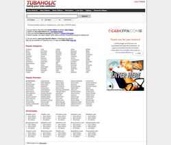 Снимак екрана tubaholic.com