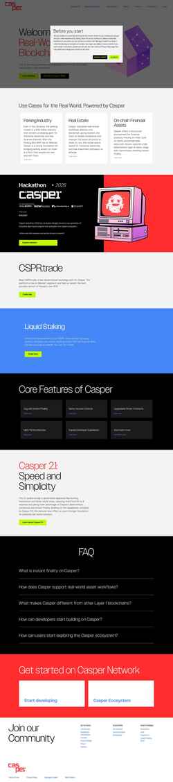 截屏 www.casper.network
