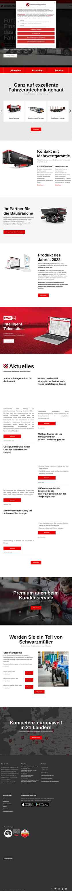 Screenshot schwarzmueller.com