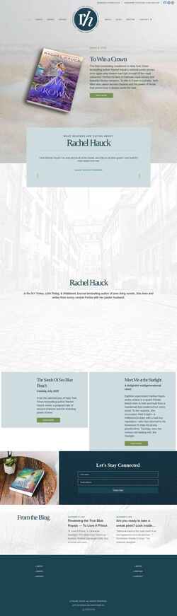 Screenshot rachelhauck.com
