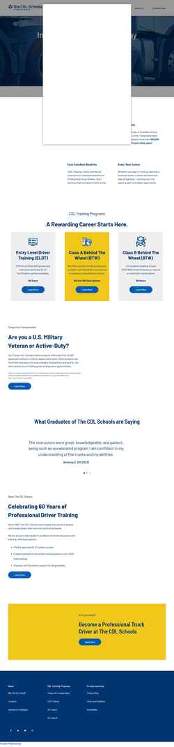 Screenshot cdlschool.com