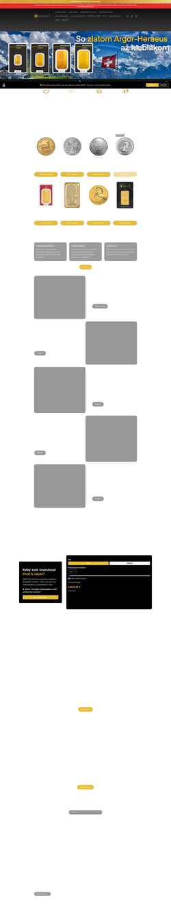 Screenshot goldvault.sk