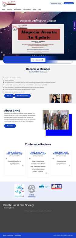 Screenshot bhns.org.uk